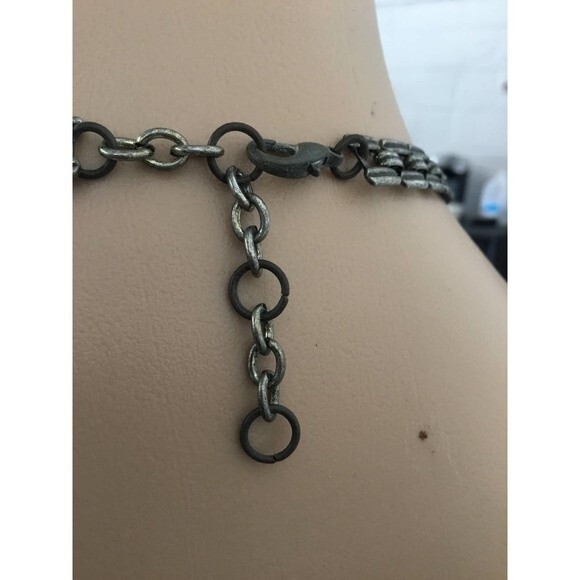 Vintage Chunky Ornate Rhinestone Necklace - Picture 3 of 3